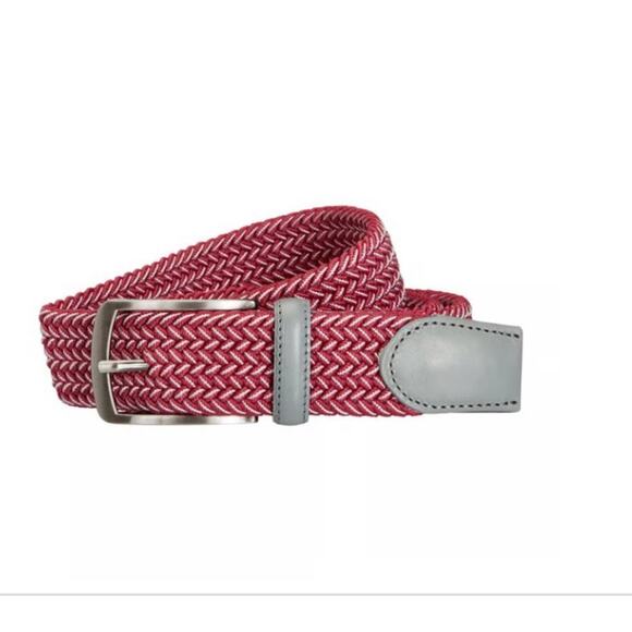 Walter Hagen Men's Heather Braided Golf Belt Small Berry Blast Heather - Small - Picture 1 of 4